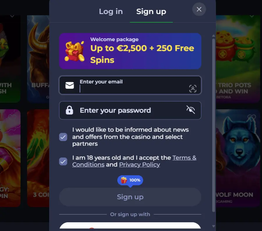 River spin casino login
